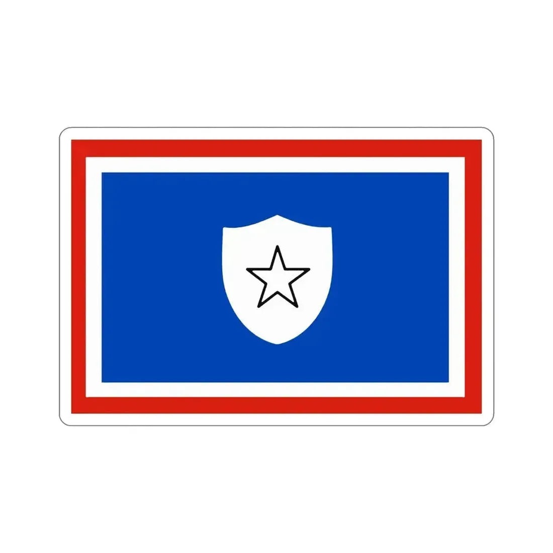 Flag of the First Vice Minister of Cuba STICKER Vinyl Die-Cut Decal - The Sticker Space