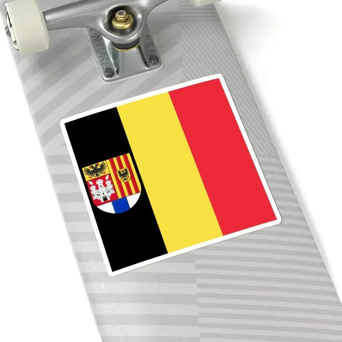 Flag of the Governor of Antwerp (Belgium) STICKER Vinyl Kiss-Cut Decal - The Sticker Space