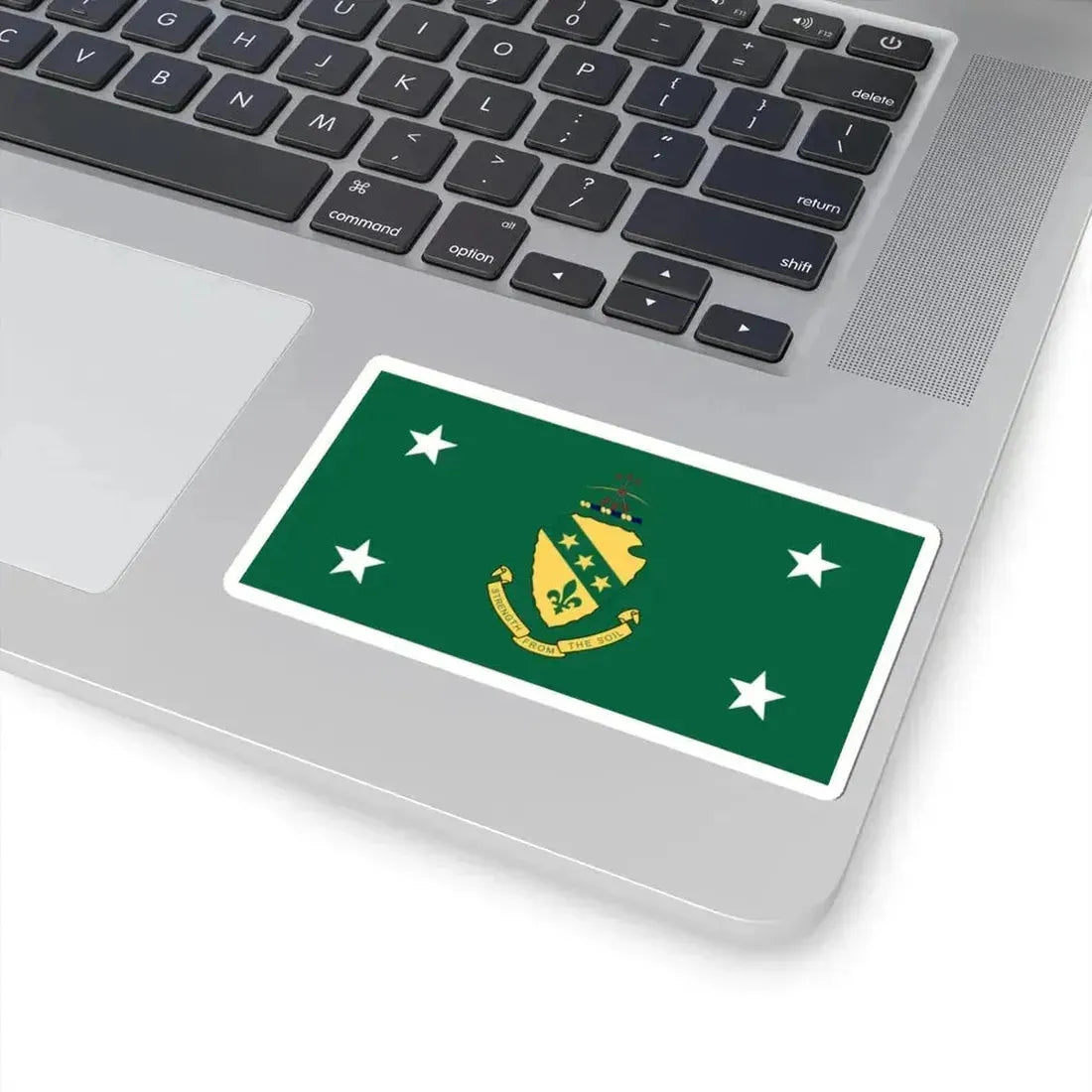 Flag of the Governor of North Dakota (United States) STICKER Vinyl Kiss-Cut Decal - The Sticker Space