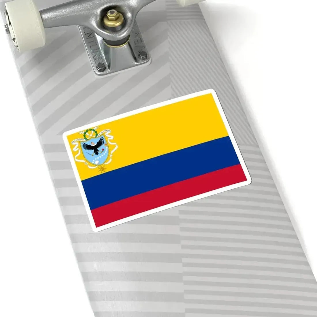 Flag of the Gran Colombia 1820-1821 version 1 recolor (Colombia) STICKER Vinyl Kiss-Cut Decal - The Sticker Space