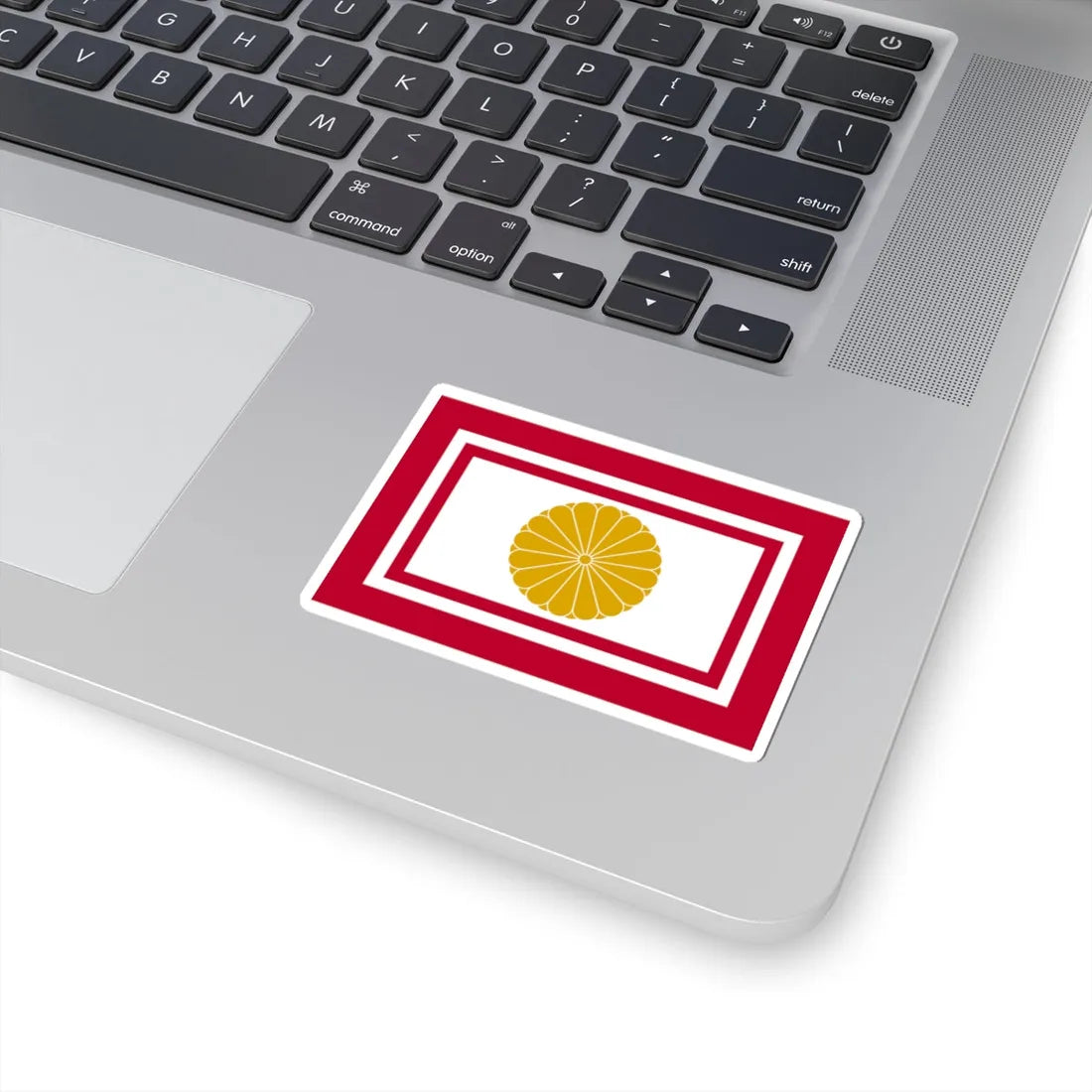 Flag of the Japanese Crown Prince (Japan) (Coat of Arms) STICKER Vinyl Kiss-Cut Decal - The Sticker Space
