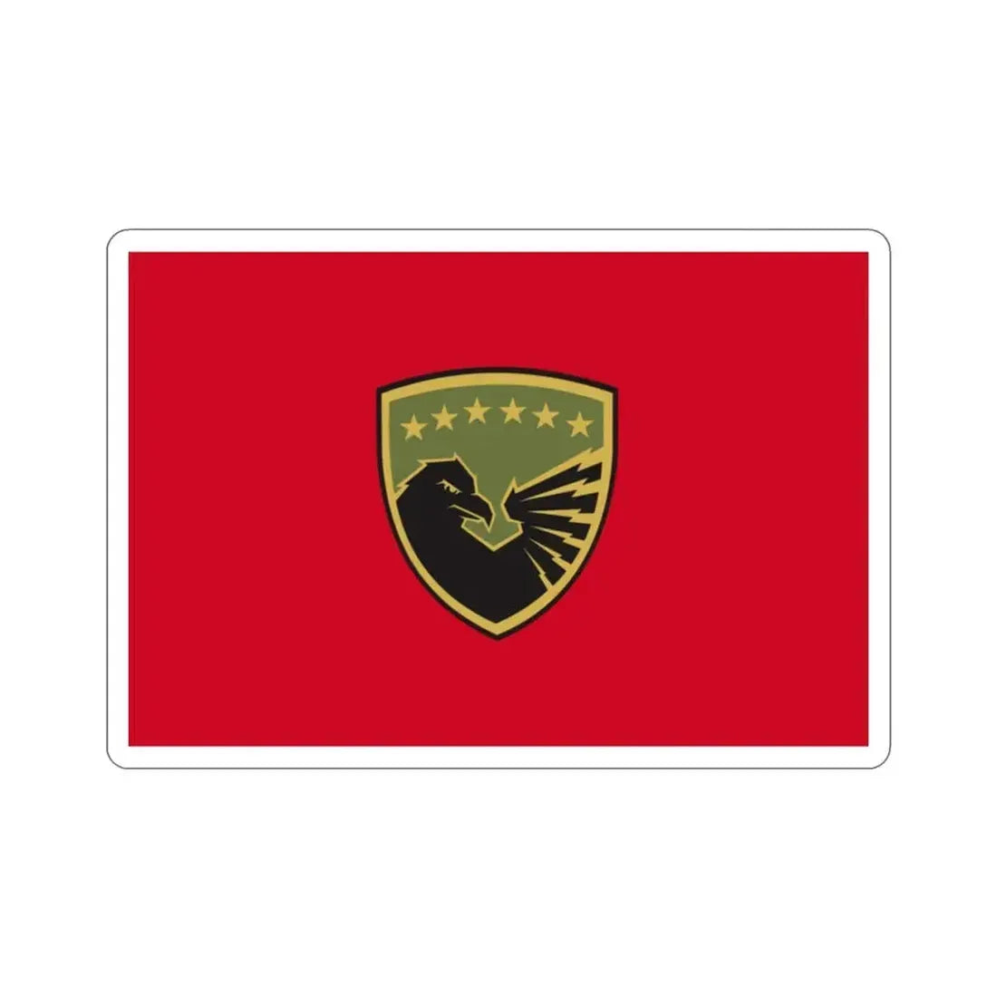 Flag of the Kosovo Security Force STICKER Vinyl Die-Cut Decal - The Sticker Space