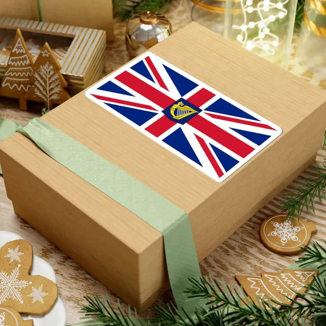 Flag of the Lord Lieutenant of Ireland (Ireland) STICKER Vinyl Kiss-Cut Decal - The Sticker Space