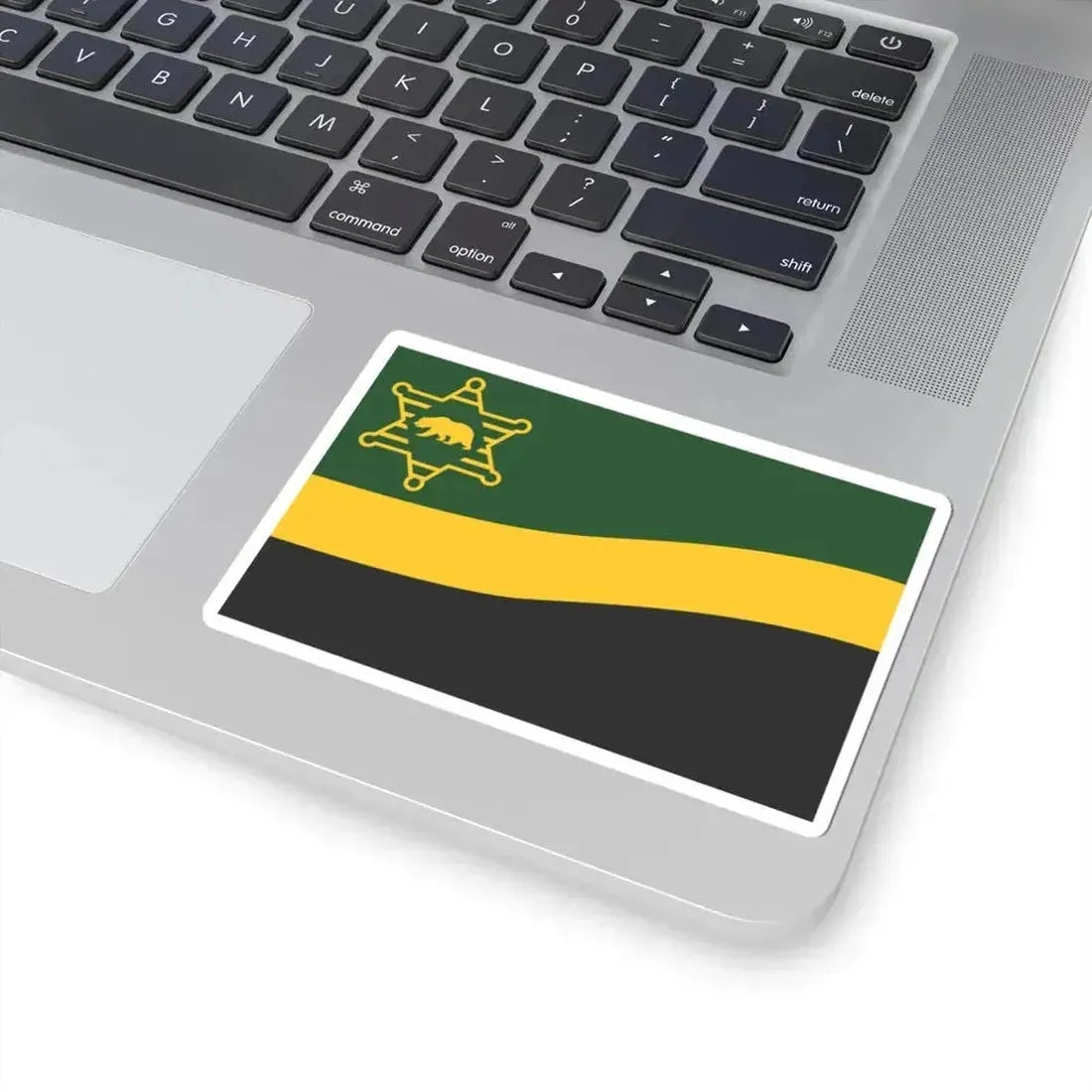 Flag of the Los Angeles County Sheriffs Department (United States) STICKER Vinyl Kiss-Cut Decal - The Sticker Space