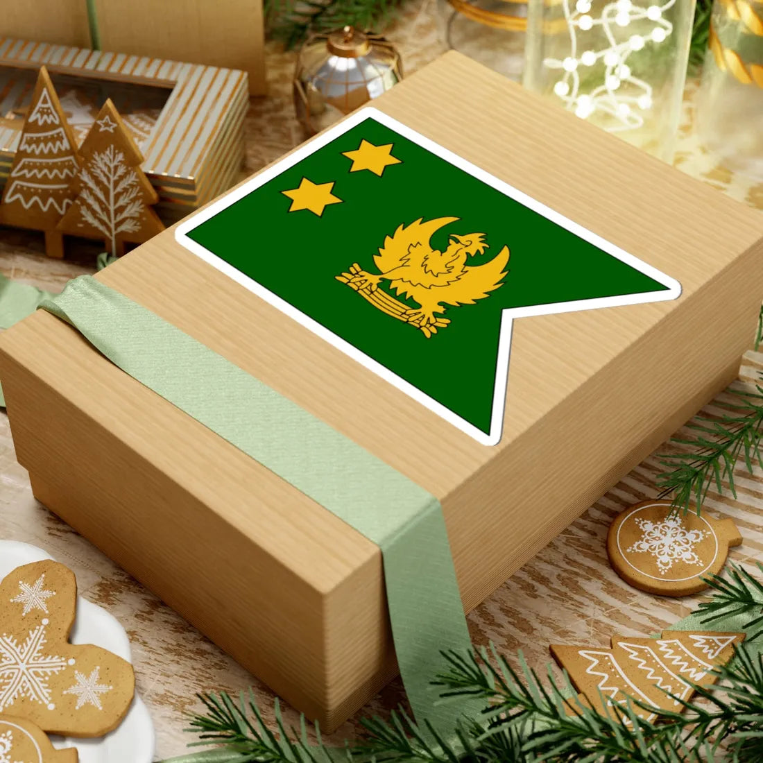 Flag of the Minister of East Indonesia (Indonesia) STICKER Vinyl Kiss-Cut Decal - The Sticker Space