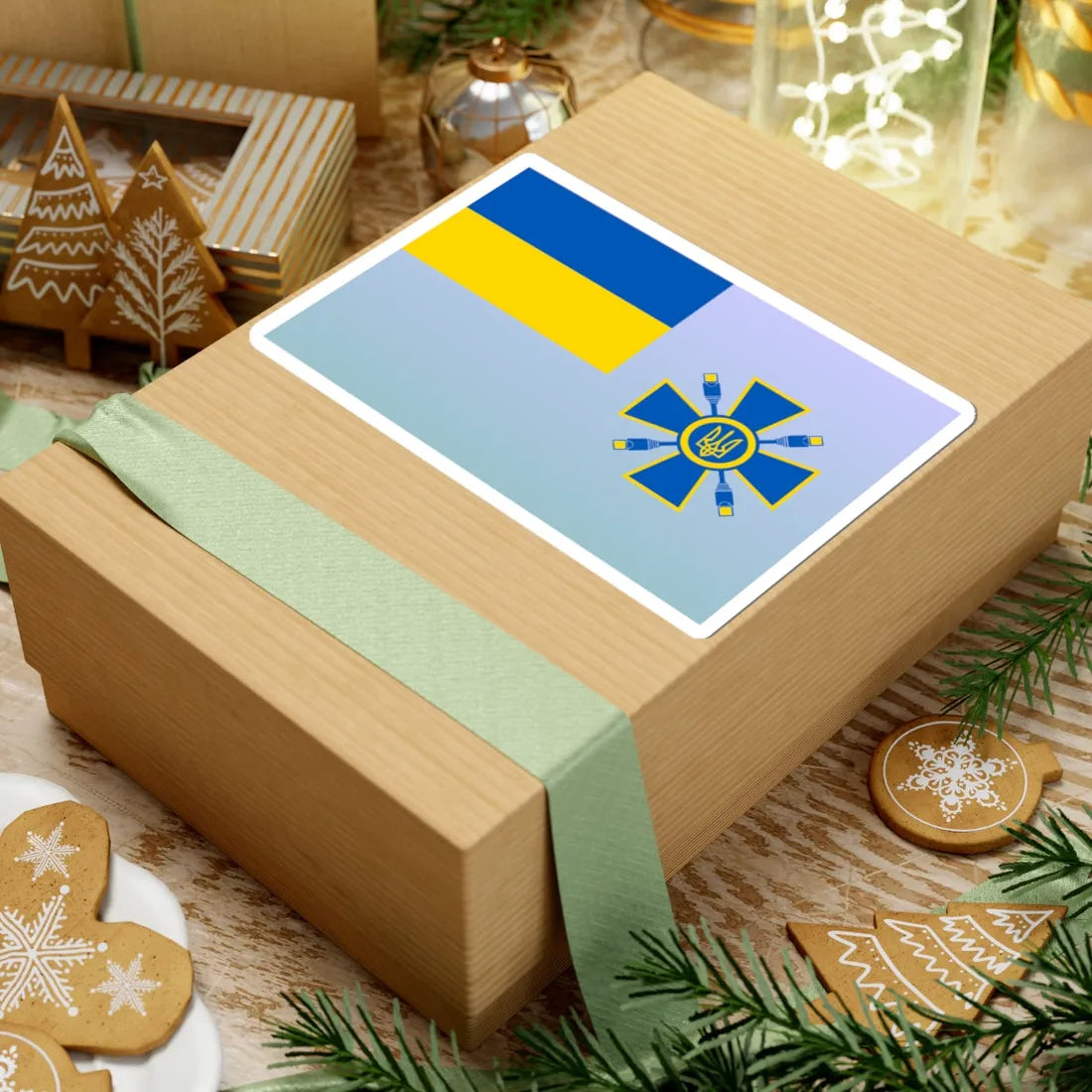 Flag of the Ministry of Information Policy of Ukraine (Ukraine) STICKER Vinyl Kiss-Cut Decal - The Sticker Space