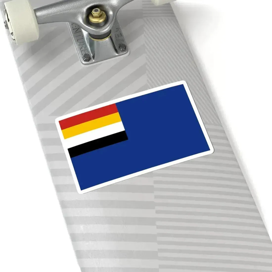 Flag of the Mongol United Autonomous Government as described by The Airpost Journal reconstruction (China) STICKER Vinyl Kiss-Cut Decal - The Sticker Space