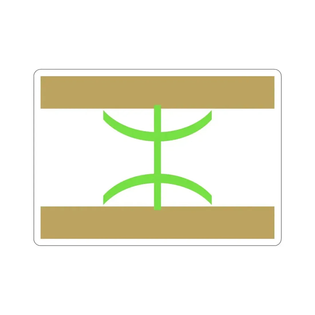 Flag of The Mozabite People STICKER Vinyl Die-Cut Decal - The Sticker Space