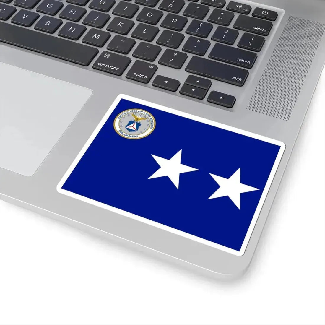 Flag of the National Commander of the Civil Air Patrol (United States) STICKER Vinyl Kiss-Cut Decal - The Sticker Space