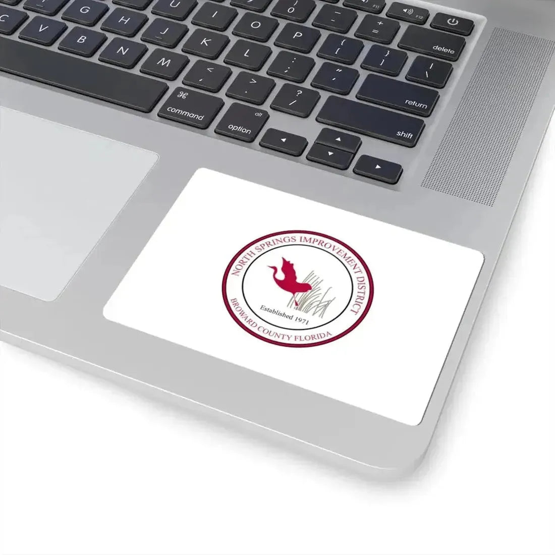 Flag of the North Springs Improvement District Florida (United States) STICKER Vinyl Kiss-Cut Decal - The Sticker Space