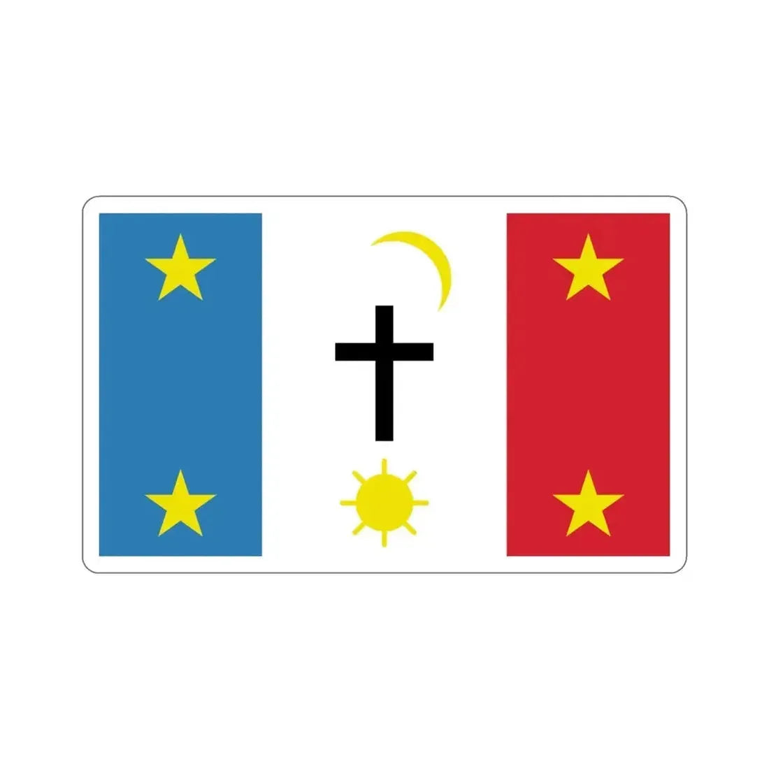 Flag of the Pascua Yaqui Tribe of Arizona STICKER Vinyl Die-Cut Decal - The Sticker Space