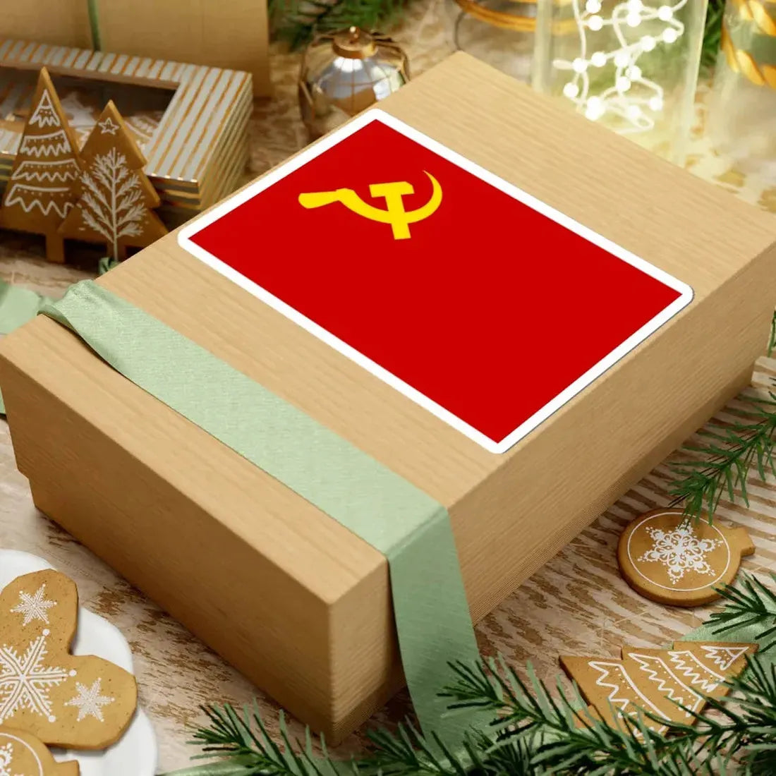 Flag of the PCP-CBMR (Peru) STICKER Vinyl Kiss-Cut Decal - The Sticker Space