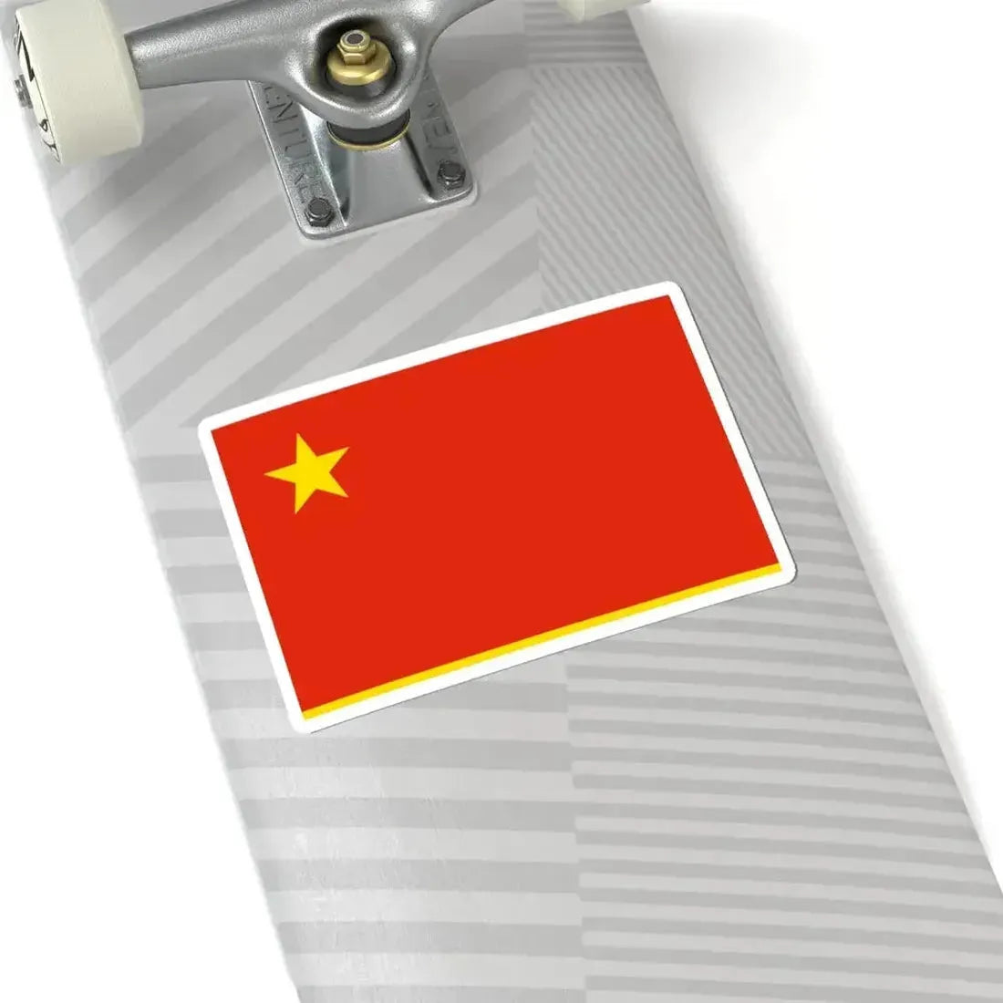 Flag of the Peoples Republic of China Fallout (China) STICKER Vinyl Kiss-Cut Decal - The Sticker Space
