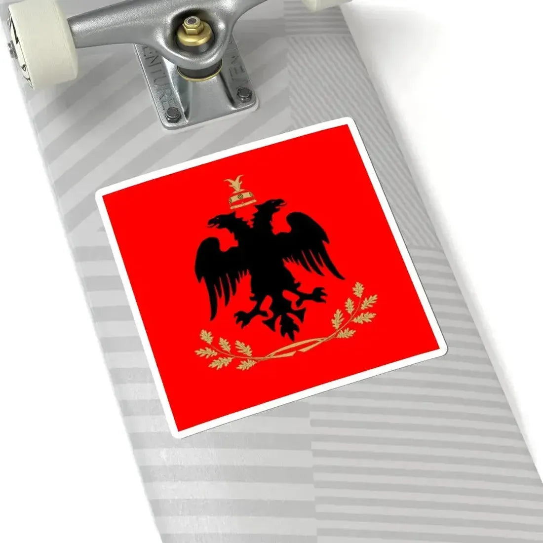 Flag of the President of Albania (Albania) STICKER Vinyl Kiss-Cut Decal - The Sticker Space
