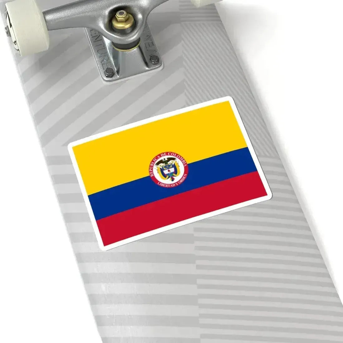 Flag of the President of Colombia (Colombia) STICKER Vinyl Kiss-Cut Decal - The Sticker Space