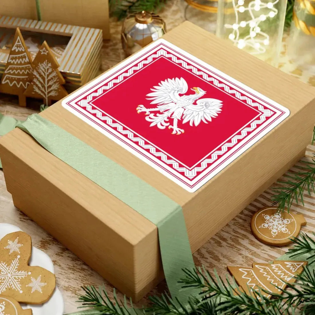 Flag of the President of Poland 1956-1990 (Poland) STICKER Vinyl Kiss-Cut Decal - The Sticker Space