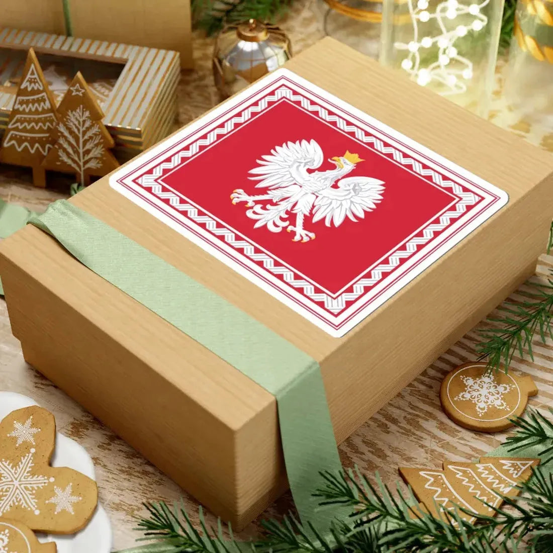 Flag of the President of Poland (Poland) STICKER Vinyl Kiss-Cut Decal - The Sticker Space