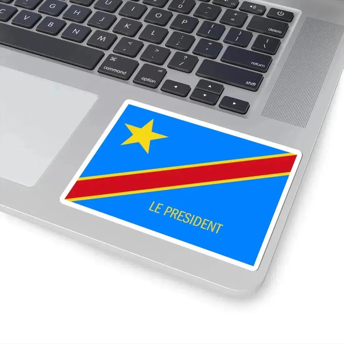 Flag of the President of the Democratic Republic of the Congo type 2 (Congo) STICKER Vinyl Kiss-Cut Decal - The Sticker Space