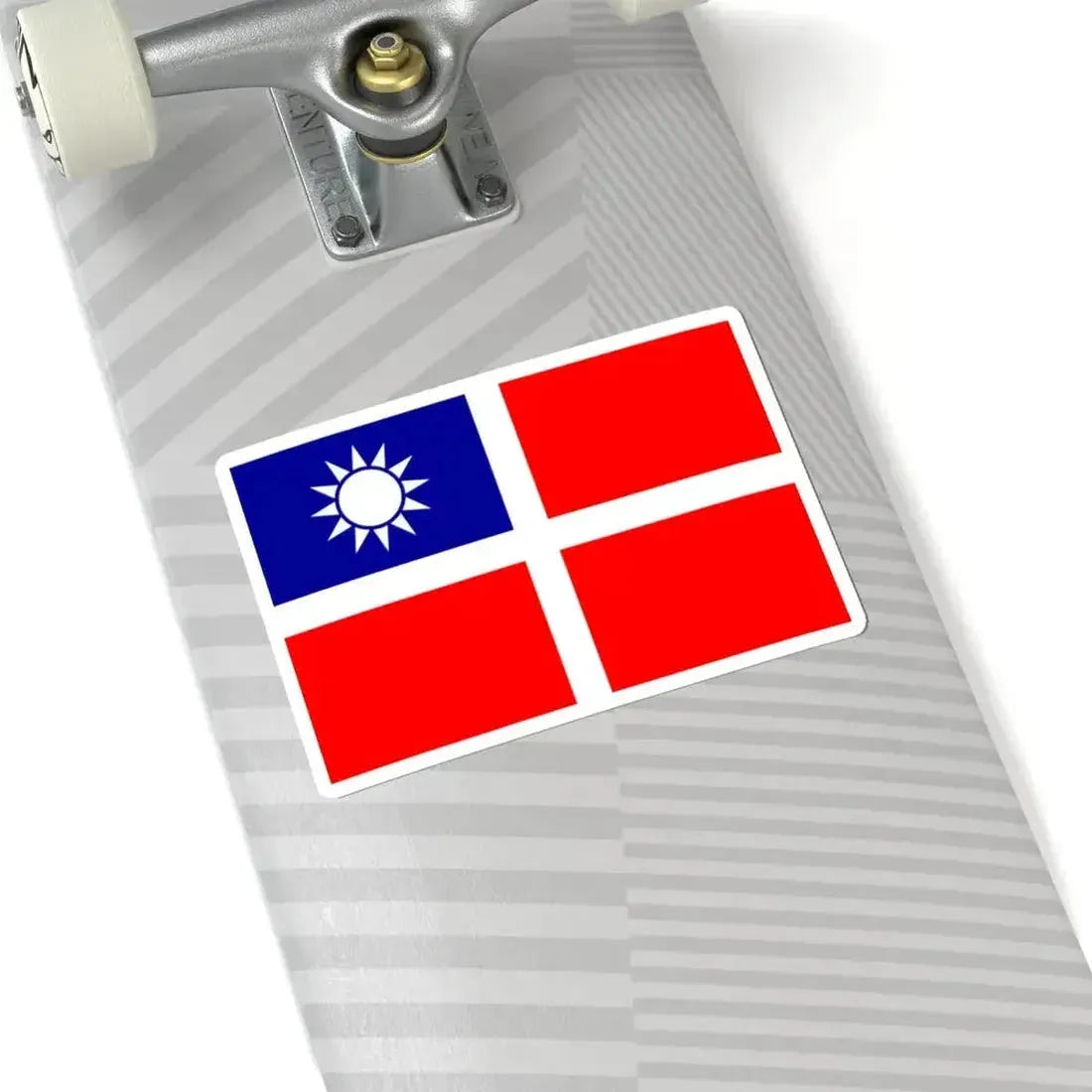 Flag of the Republic of China-Nanjing War Ensign (China) STICKER Vinyl Kiss-Cut Decal - The Sticker Space