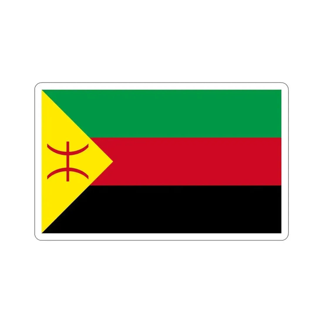 Flag of The Tuareg people Flag of Azawad STICKER Vinyl Die-Cut Decal - The Sticker Space