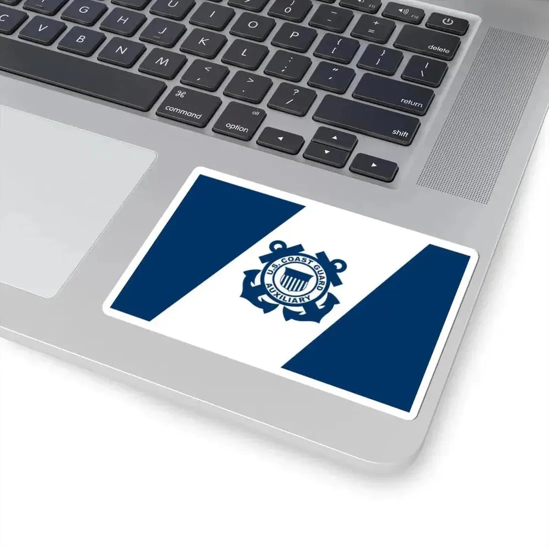 Flag of the United States Coast Guard Auxiliary (United States) STICKER Vinyl Kiss-Cut Decal - The Sticker Space