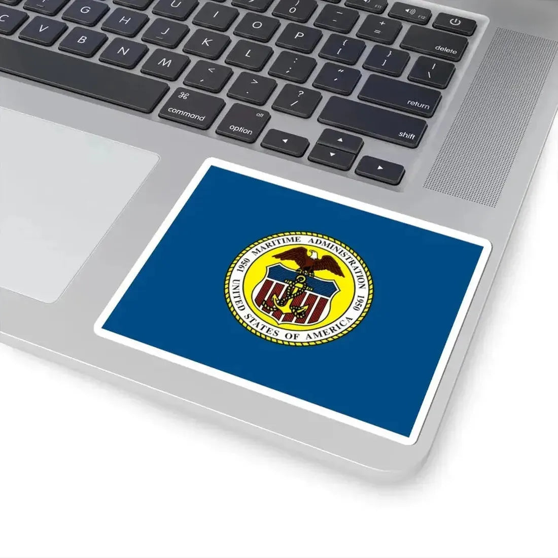Flag of the United States Maritime Administration (United States) STICKER Vinyl Kiss-Cut Decal - The Sticker Space