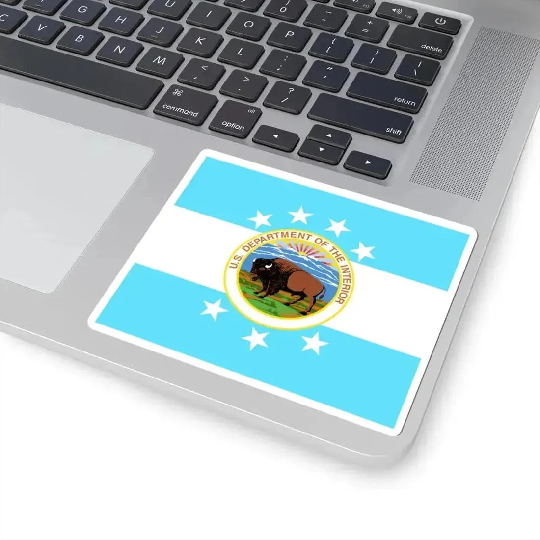 Flag of the United States Secretary of the Interior 1917-1934 (United States) STICKER Vinyl Kiss-Cut Decal - The Sticker Space