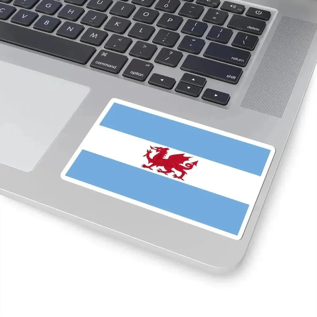 Flag of the Welsh colony in Patagonia (Argentina) STICKER Vinyl Kiss-Cut Decal - The Sticker Space