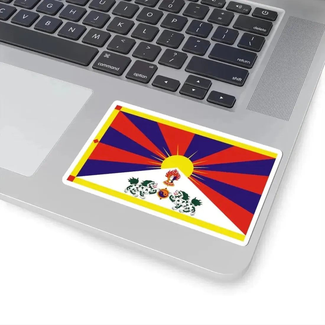 Flag of Tibet 1916-1951 (China) STICKER Vinyl Kiss-Cut Decal - The Sticker Space