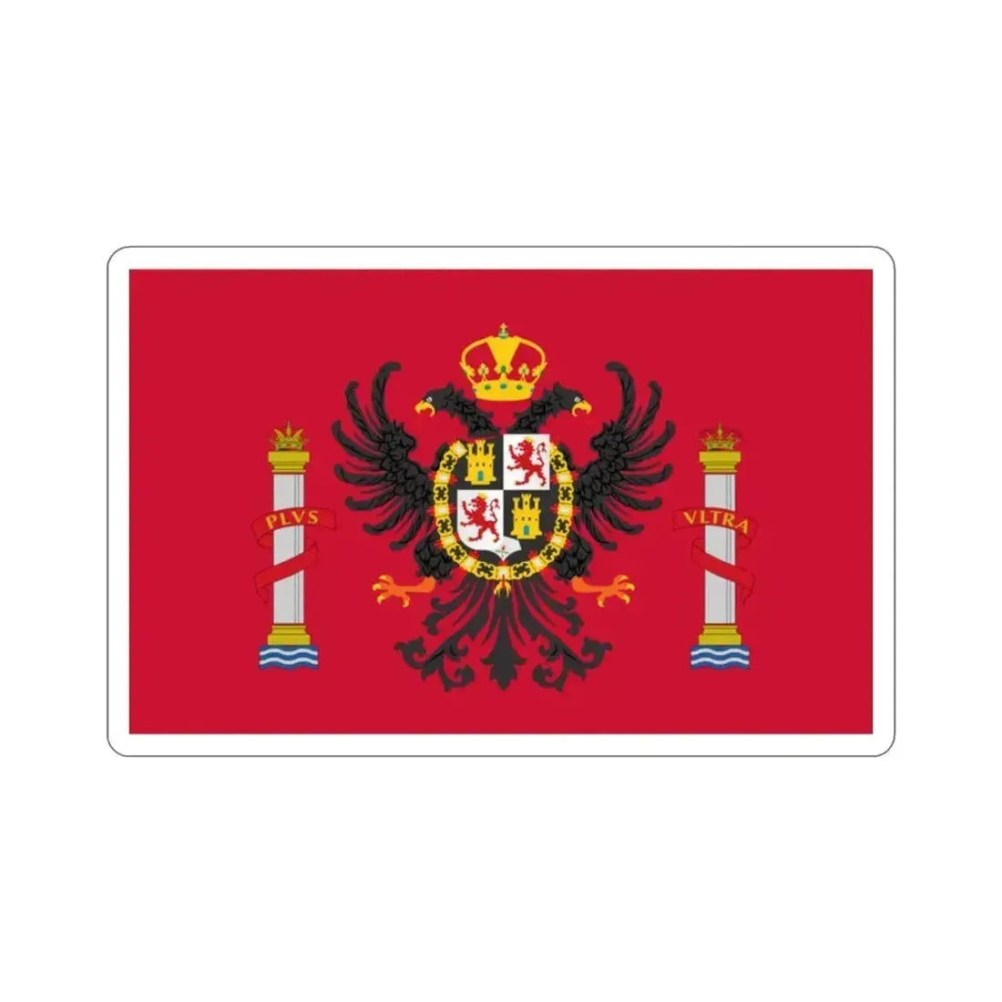 Flag of Toledo Spain STICKER Vinyl Die-Cut Decal - The Sticker Space