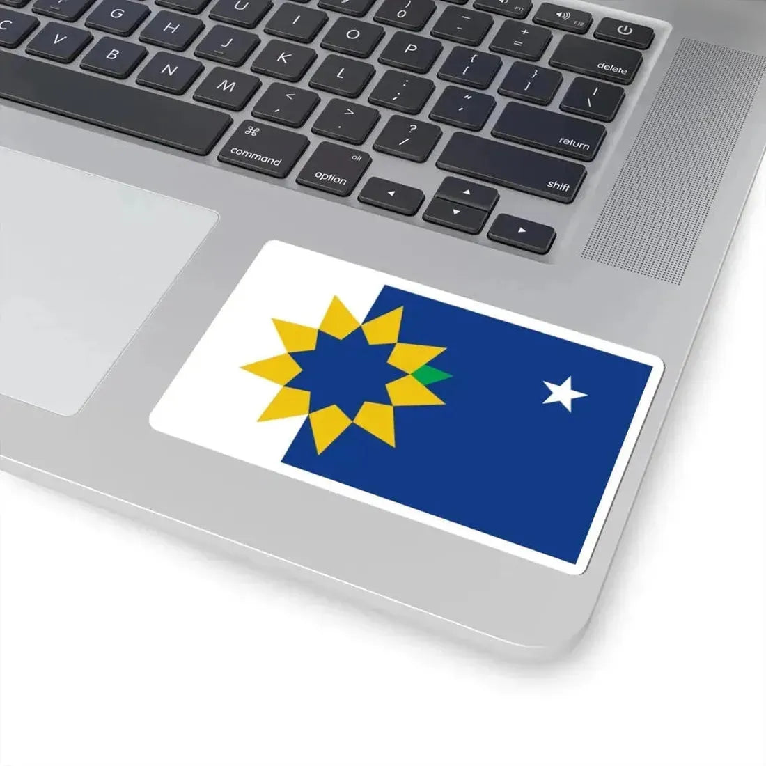 Flag of Topeka Kansas (United States) STICKER Vinyl Kiss-Cut Decal - The Sticker Space