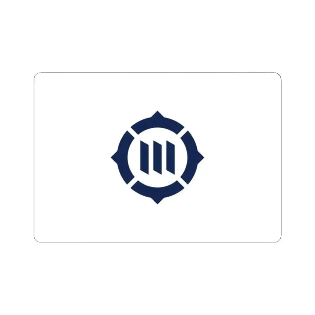 Flag of Toyokawa Aichi Japan - STICKER Vinyl Kiss-Cut Decal - The Sticker Space