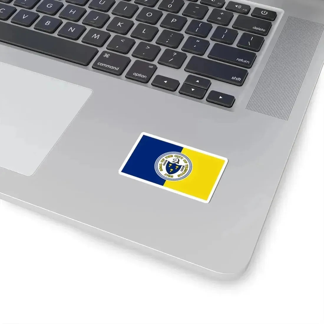 Flag of Trenton, New Jersey - STICKER Vinyl Kiss-Cut Decal - The Sticker Space