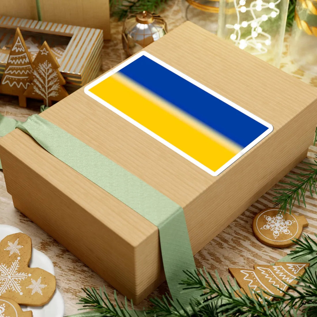 Flag of Ukraine 1991-1992 dark blue (Ukraine) STICKER Vinyl Kiss-Cut Decal - The Sticker Space