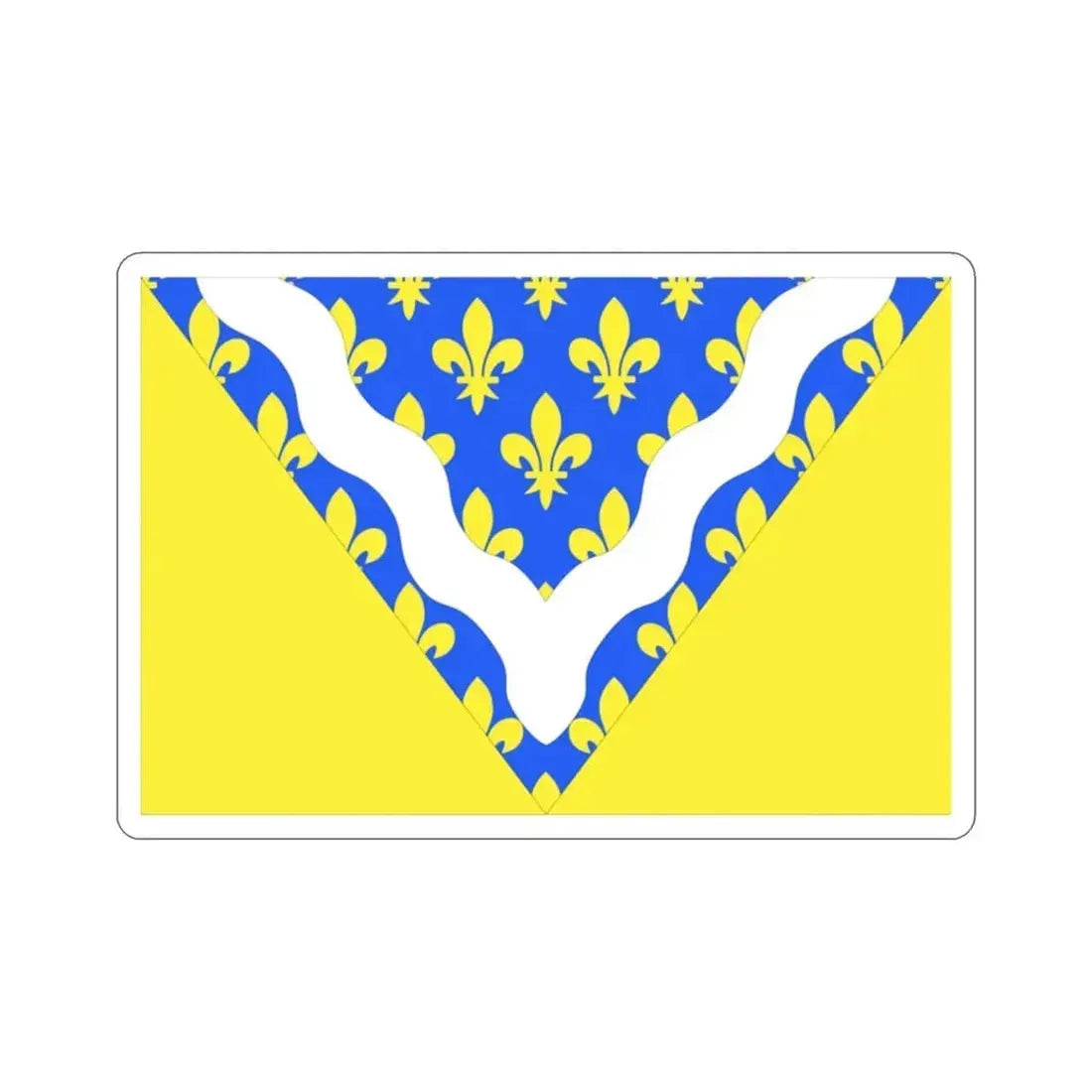 Flag of Val de Marne France 2 STICKER Vinyl Die-Cut Decal - The Sticker Space