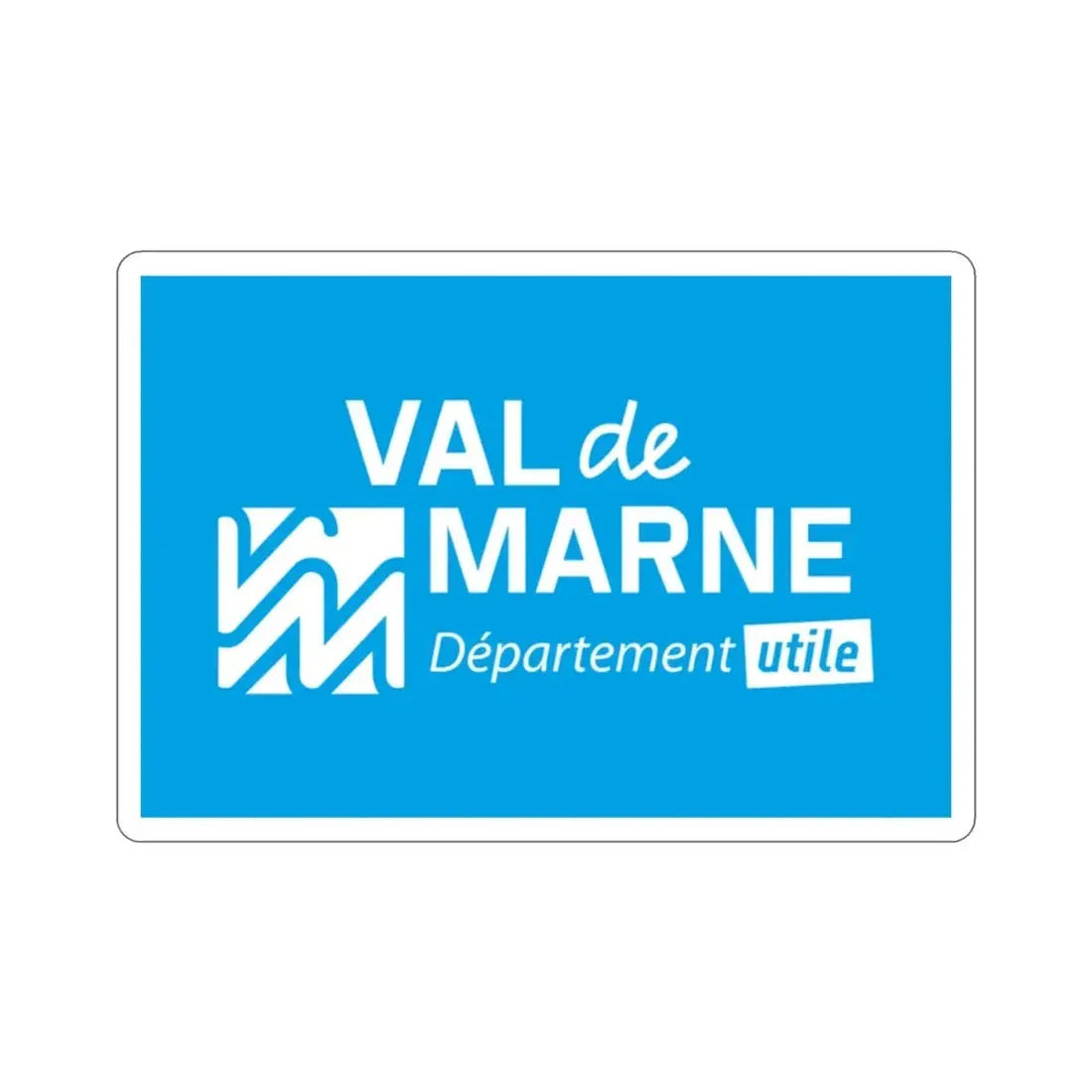 Flag of Val de Marne France STICKER Vinyl Die-Cut Decal - The Sticker Space