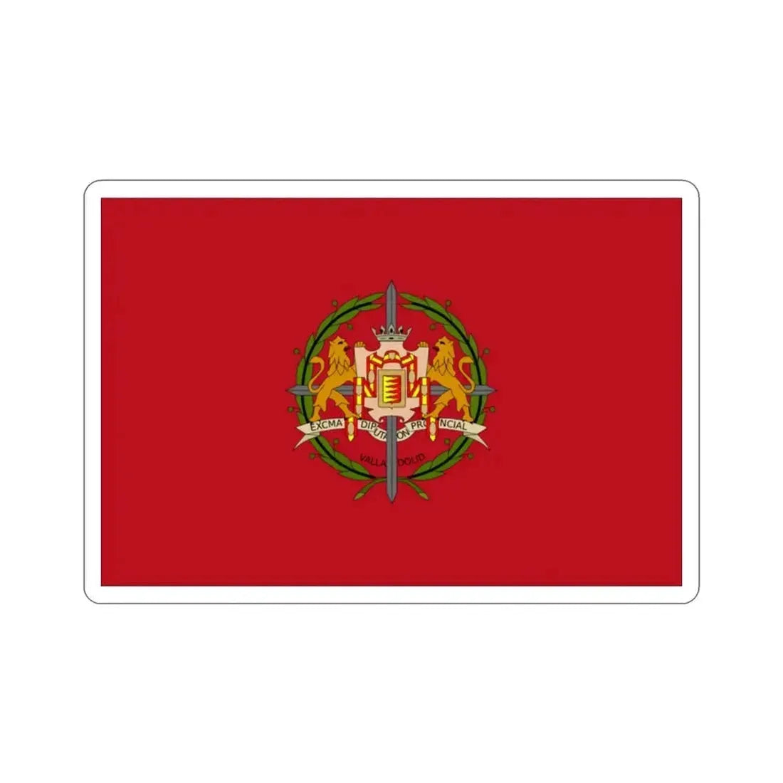 Flag of Valladolid Spain STICKER Vinyl Die-Cut Decal - The Sticker Space