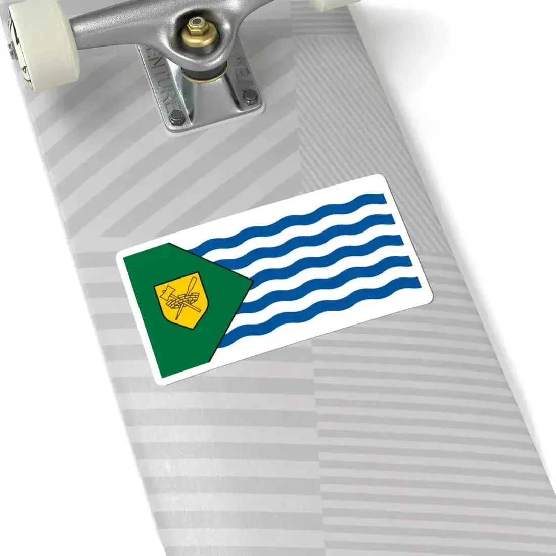 Flag of Vancouver (Canada) STICKER Vinyl Kiss-Cut Decal - The Sticker Space