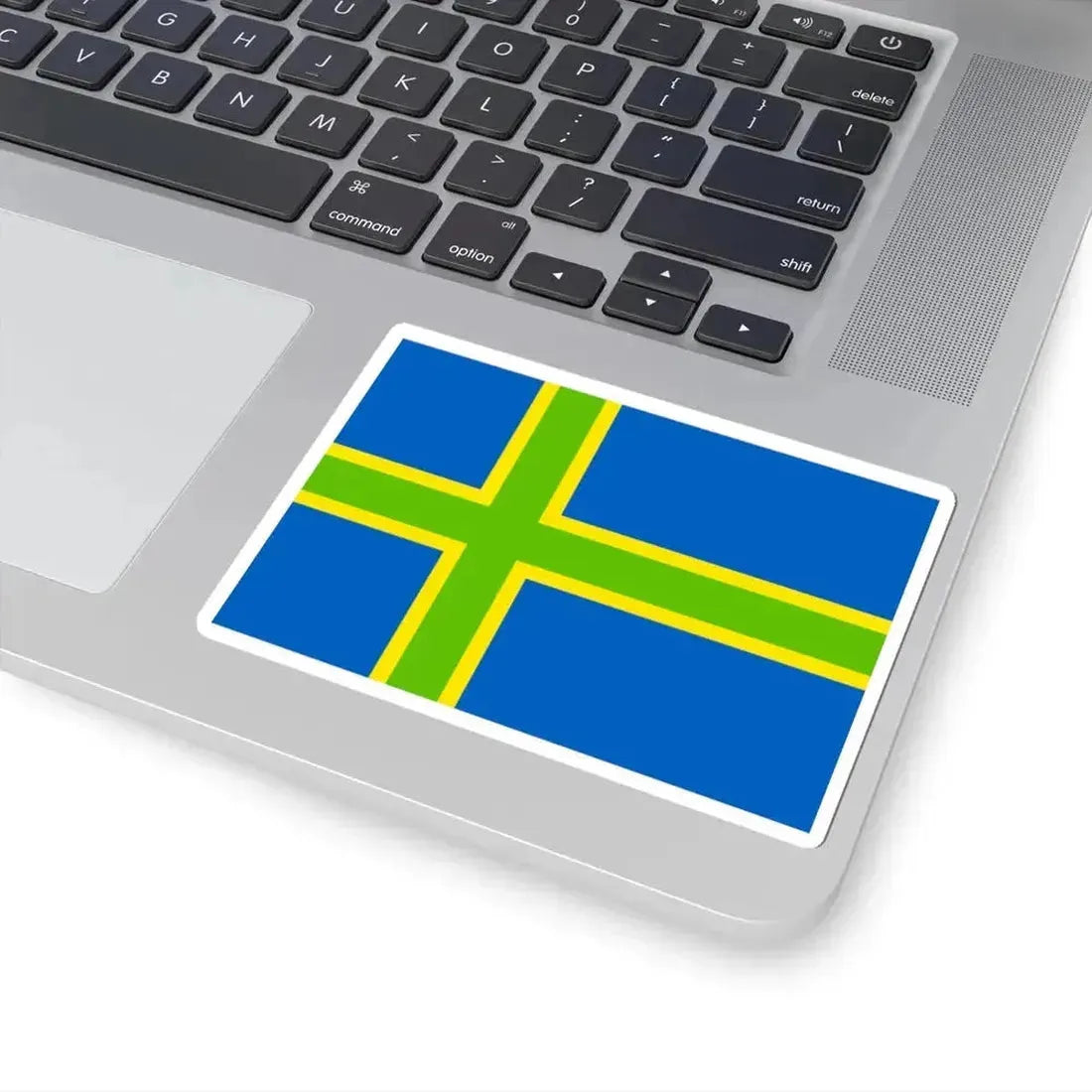Flag of Vendsyssel (Denmark) STICKER Vinyl Kiss-Cut Decal - The Sticker Space