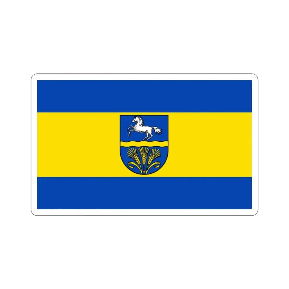 Flag of Verden Germany STICKER Vinyl Die-Cut Decal - The Sticker Space