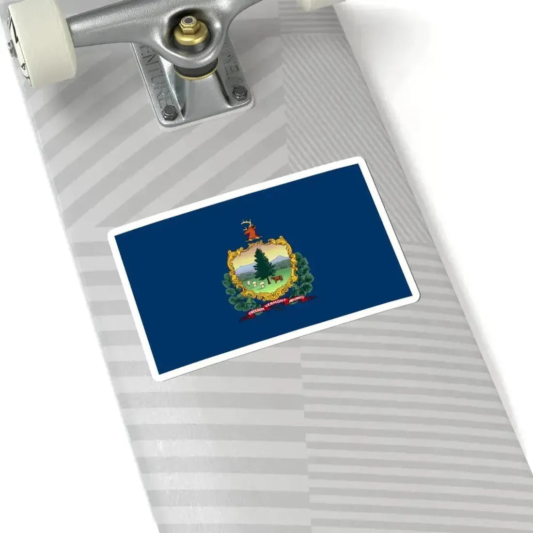 Flag of Vermont (United States) STICKER Vinyl Kiss-Cut Decal - The Sticker Space