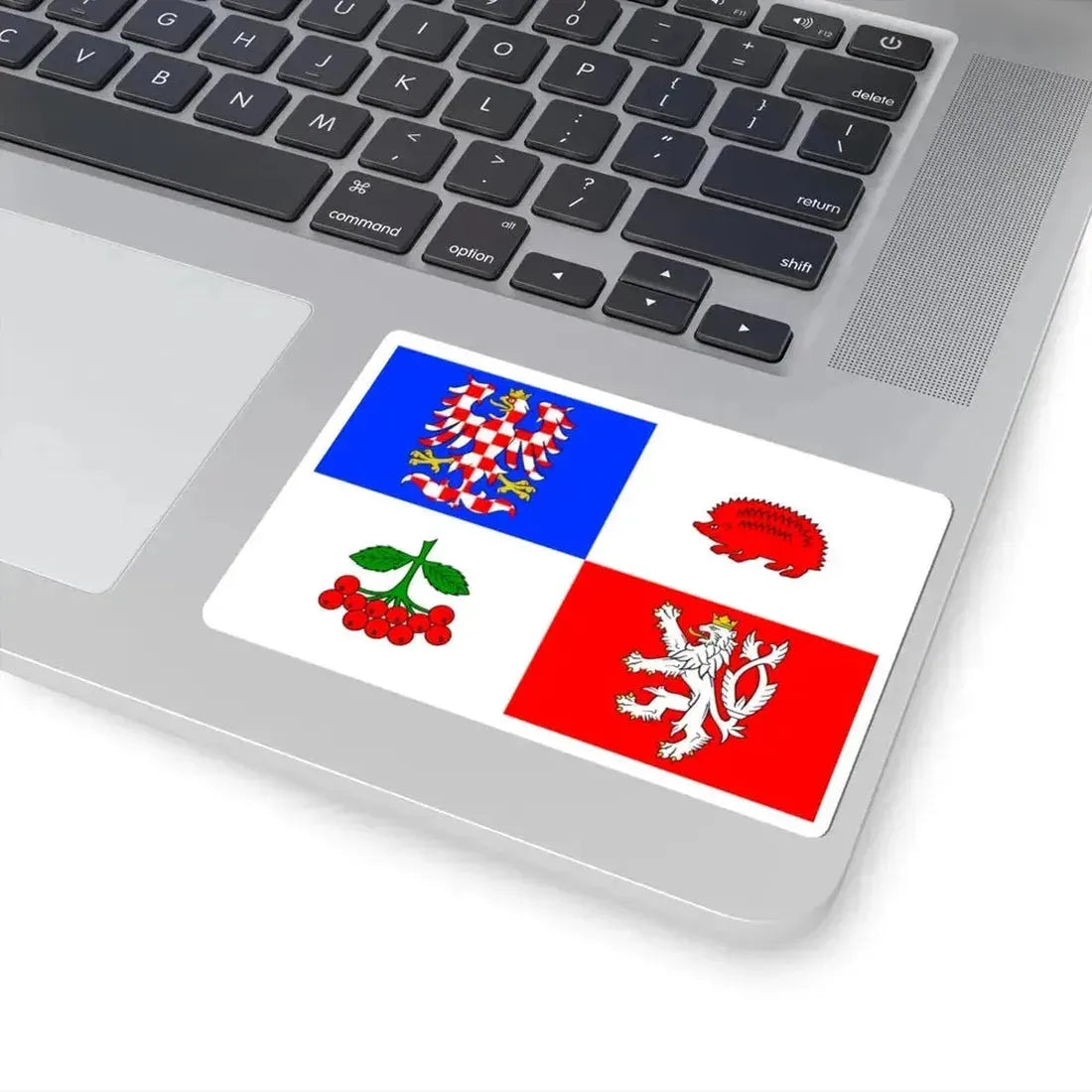 Flag of Vysocina Region (Czech Republic) STICKER Vinyl Kiss-Cut Decal - The Sticker Space