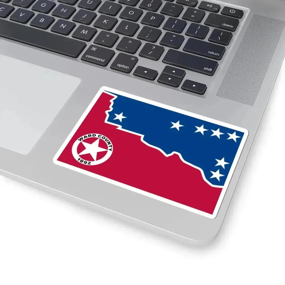 Flag of Ward County Texas (United States) STICKER Vinyl Kiss-Cut Decal - The Sticker Space