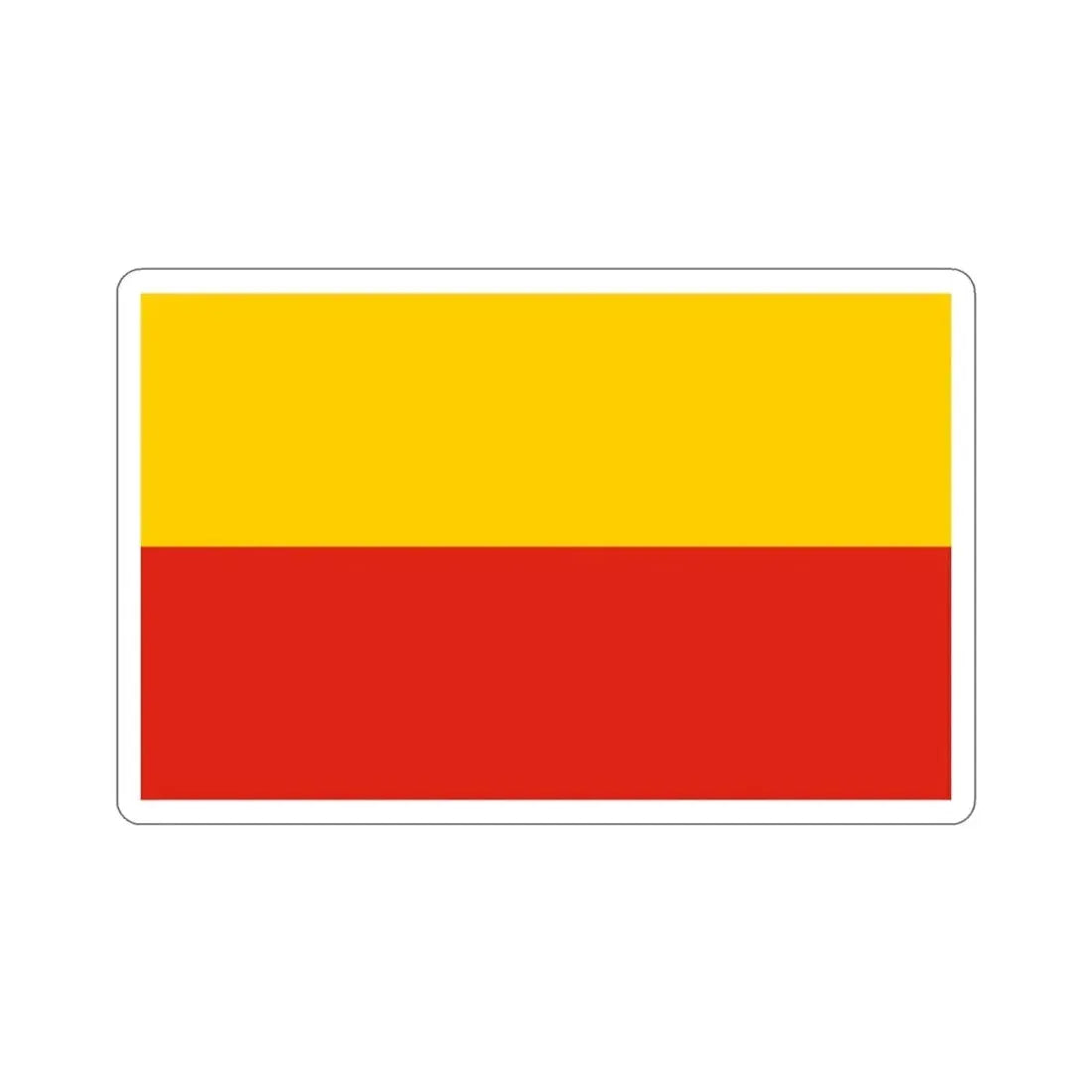 Flag of Warsaw Poland STICKER Vinyl Die-Cut Decal - The Sticker Space