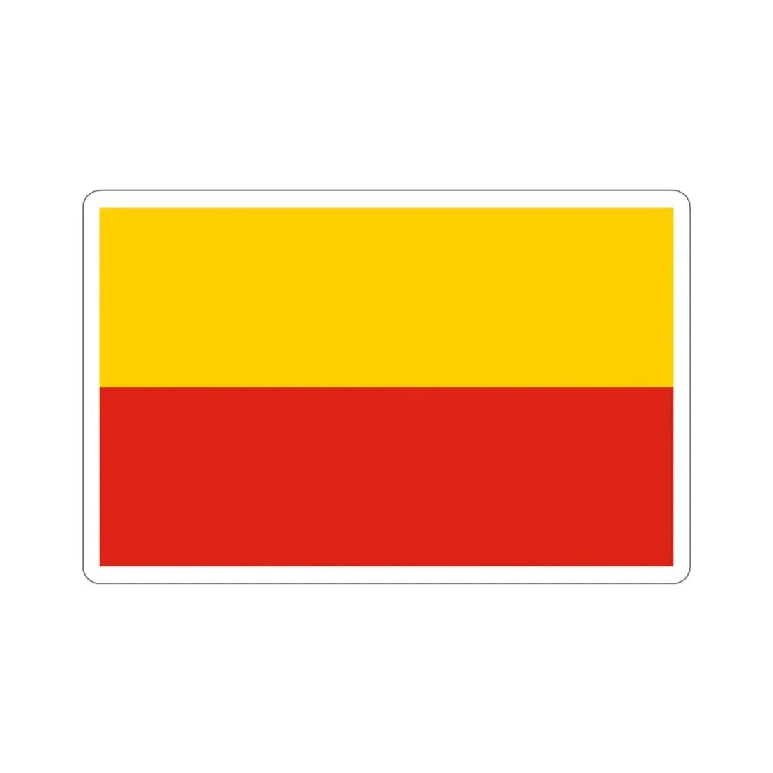 Flag of Warsaw Poland STICKER Vinyl Die-Cut Decal - The Sticker Space