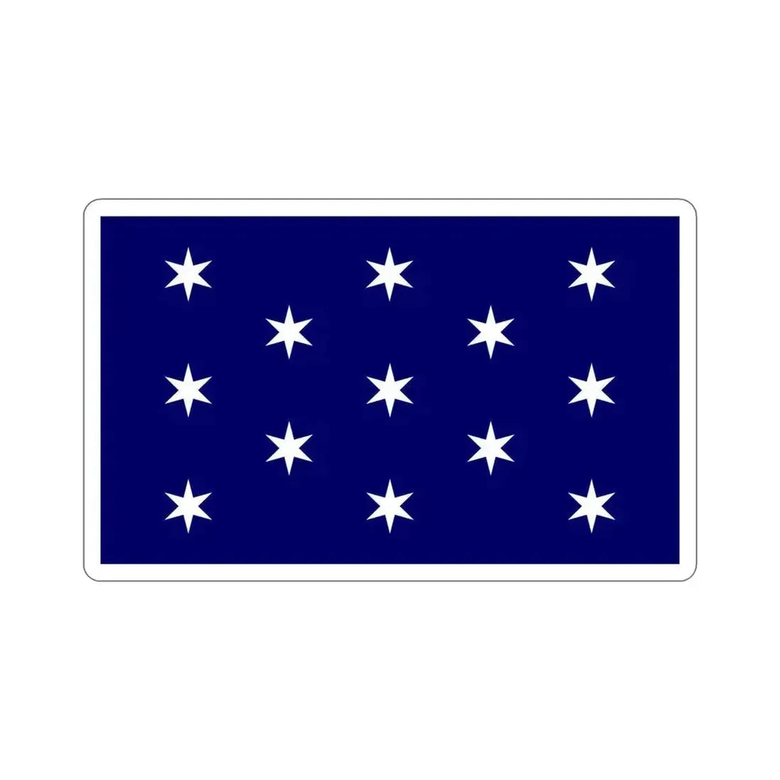 Flag of Washington New York USA STICKER Vinyl Die-Cut Decal - The Sticker Space