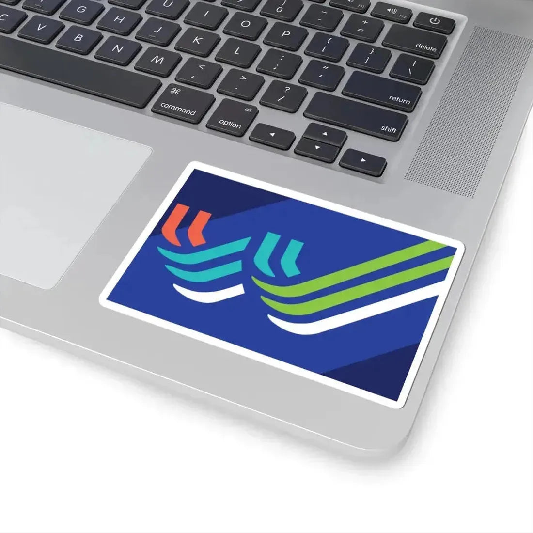 Flag of Waterloo Iowa (United States) STICKER Vinyl Kiss-Cut Decal - The Sticker Space