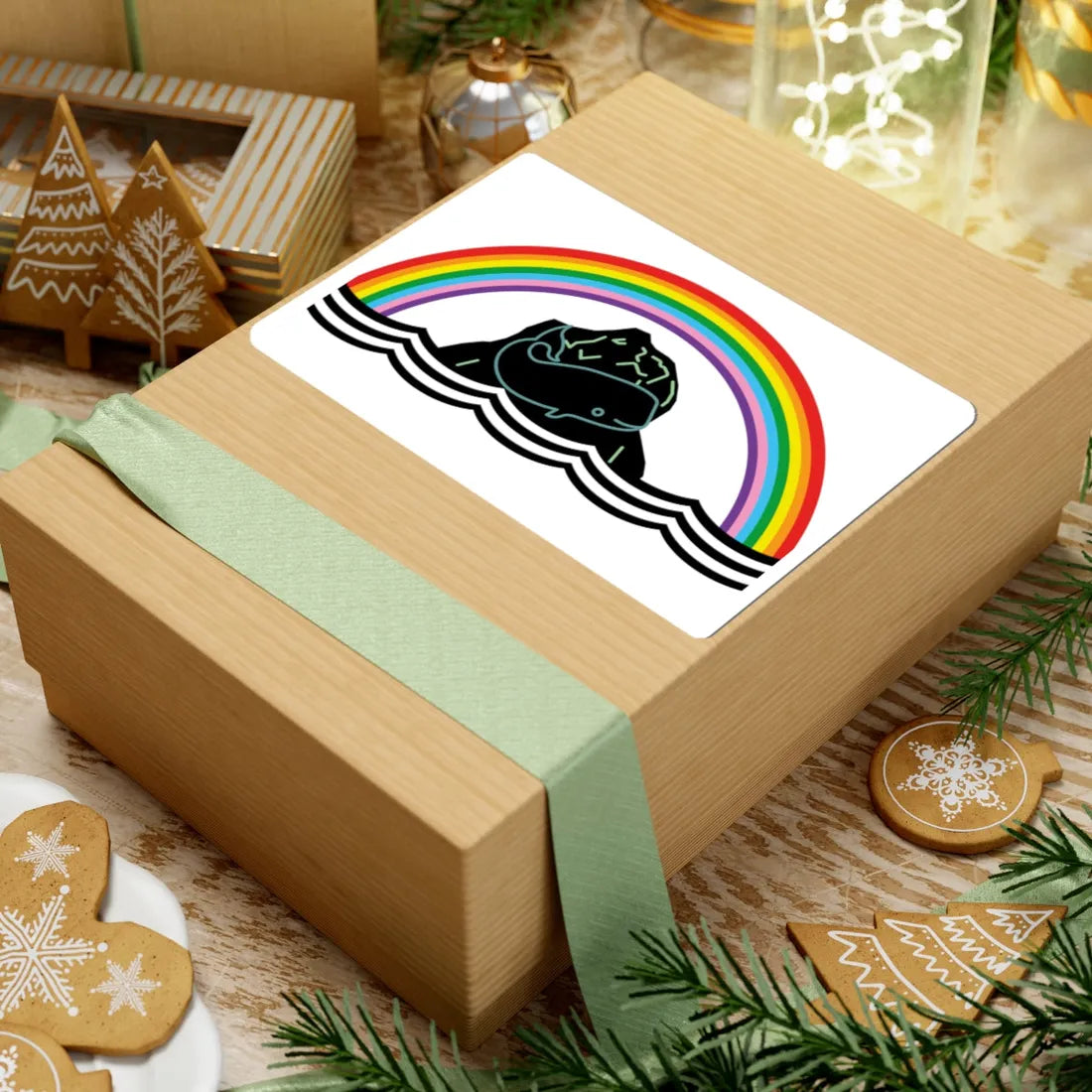 Flag of Waveland (Scotland) STICKER Vinyl Kiss-Cut Decal - The Sticker Space