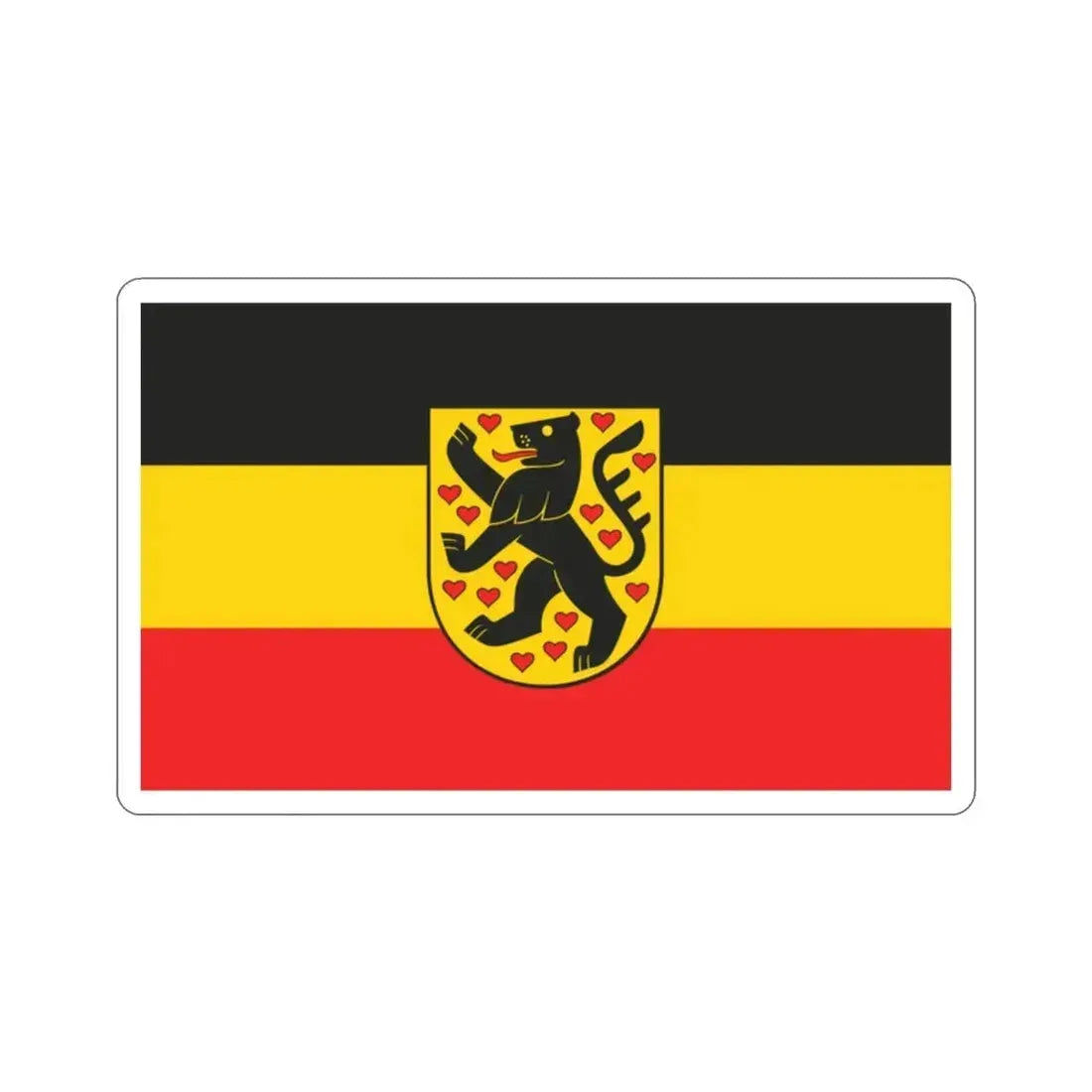 Flag of Weimar Germany STICKER Vinyl Die-Cut Decal - The Sticker Space