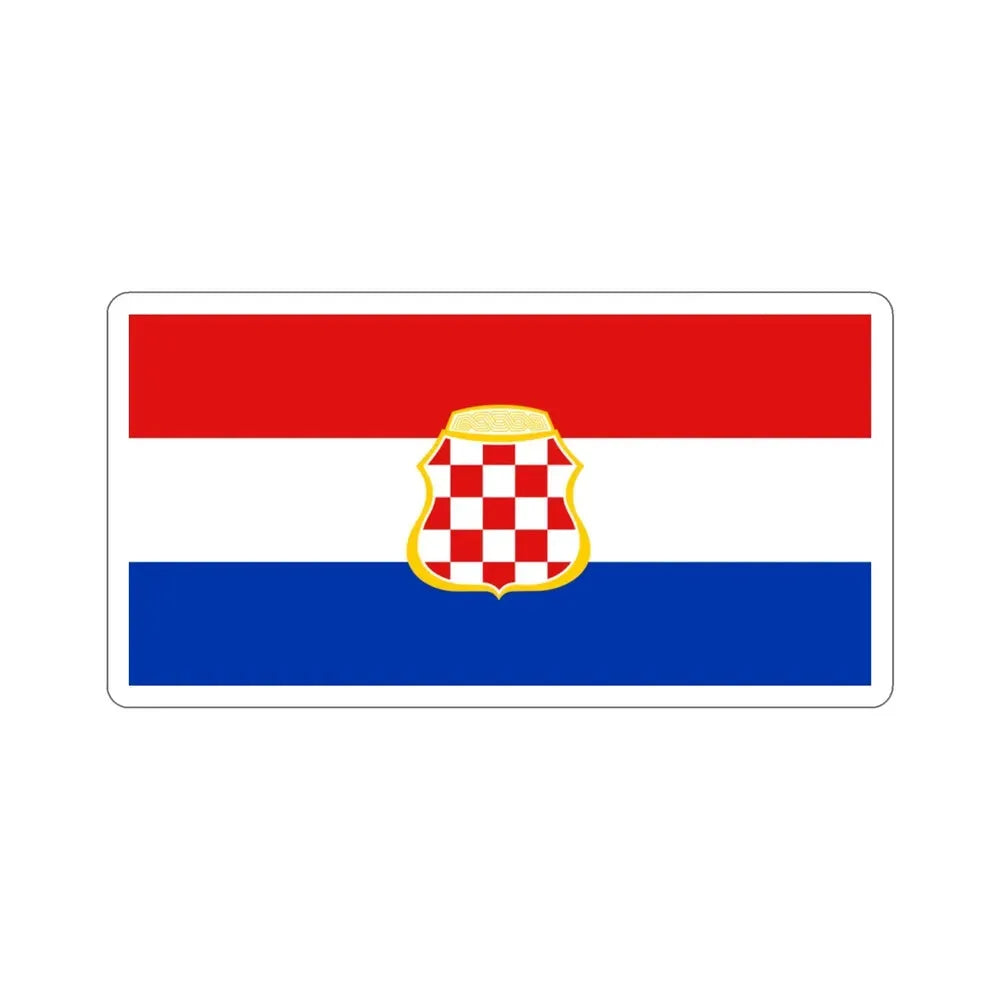 Flag of West Herzegovina Canton Bosnia and Herzegovina STICKER Vinyl Die-Cut Decal - The Sticker Space